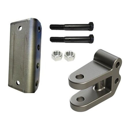 Redneck Trailer Supplies Coupler, 34 Clevis Hitch, Adjustable Channel Mount, 12,000Lb With Bolts And 4 Hole Bracket 263942